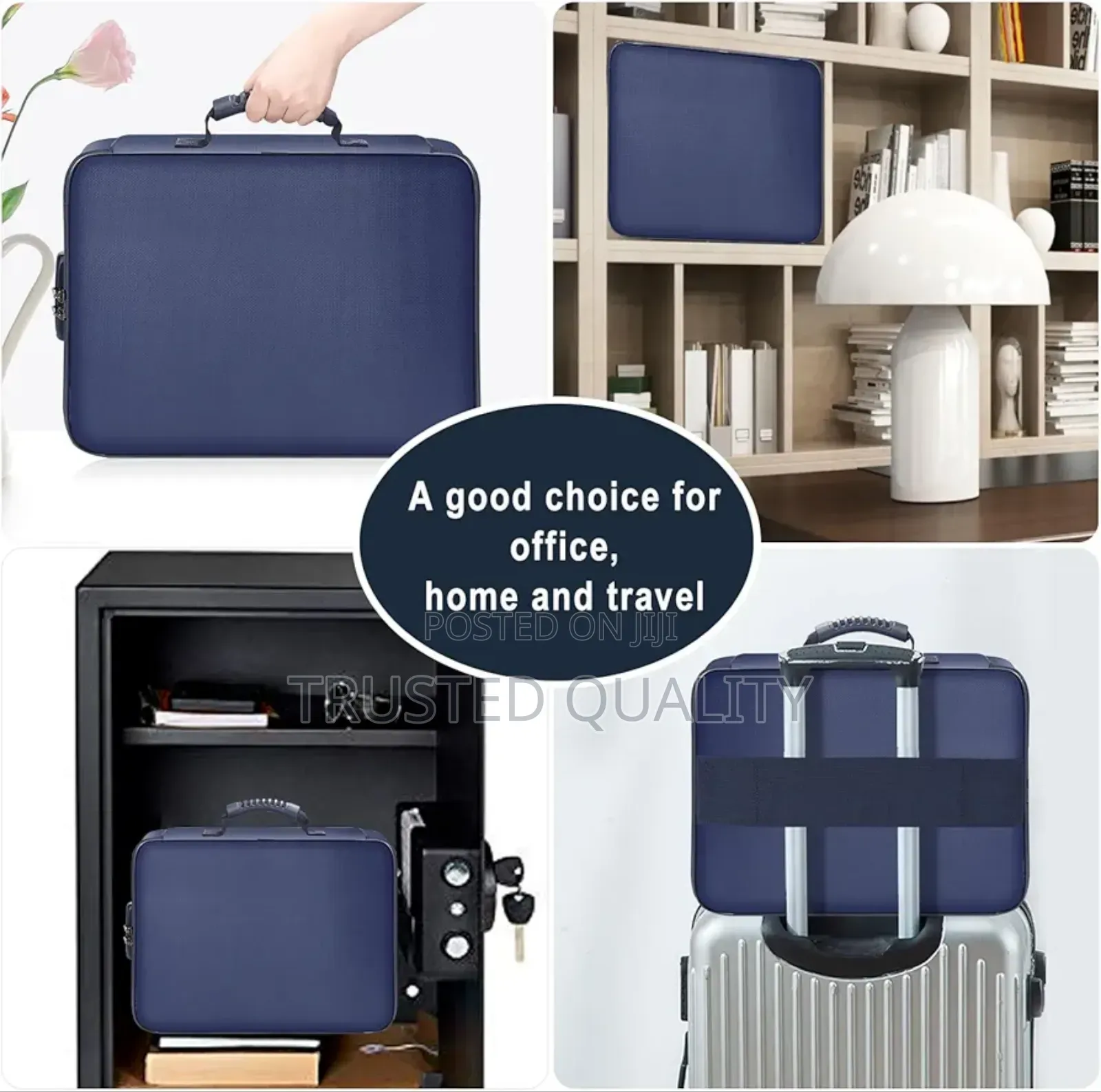 Lockable Fireproof Document Organizer