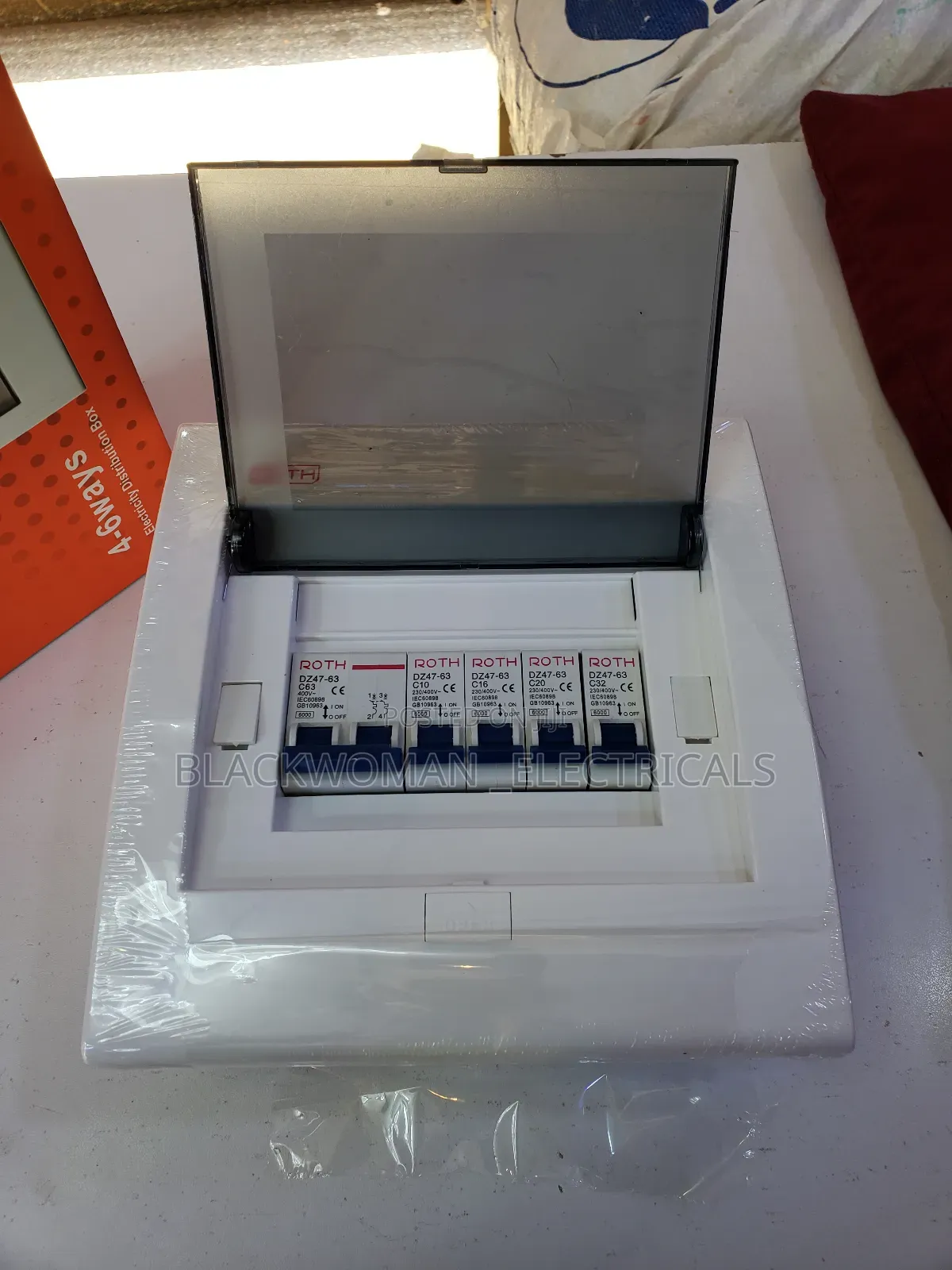Roth 4way Mainswitch/Consumer Unit 100a