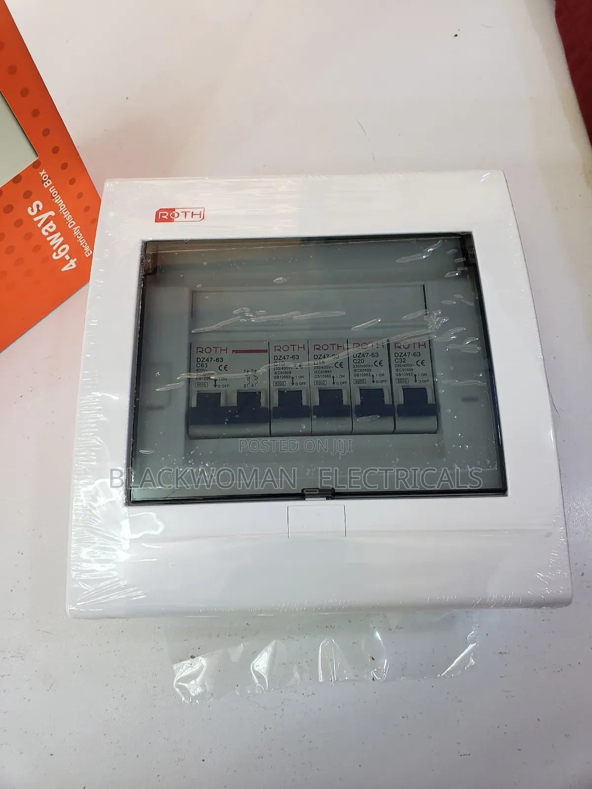 Roth 4way Mainswitch/Consumer Unit 100a