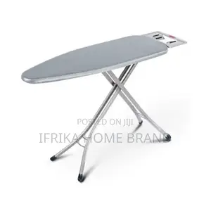 Foldable Ironing Board With Aluminum Stands-Grey 48*15 Inches