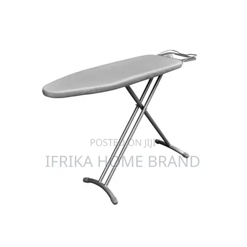 Foldable Ironing Board With Aluminum Stands-Grey 48*15 Inches