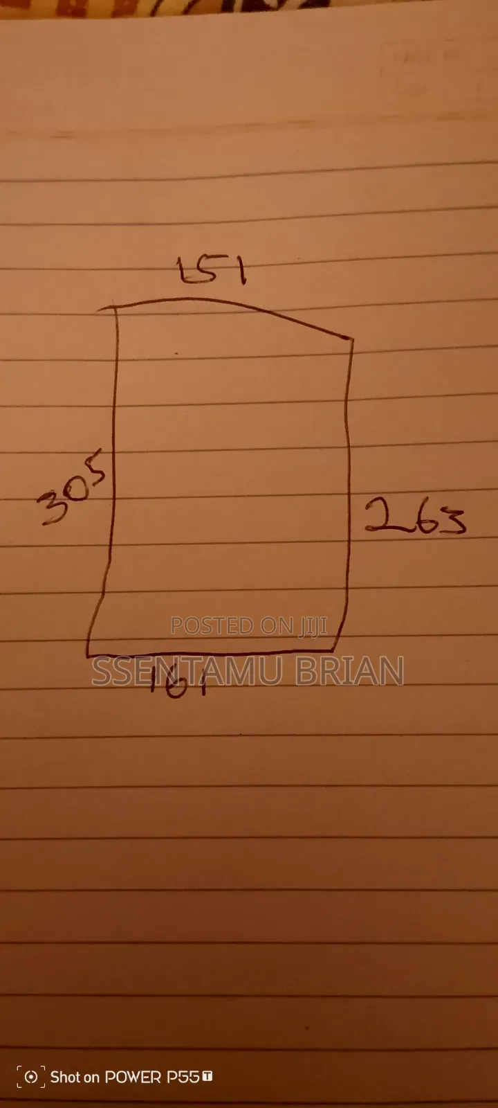 Width 161x151, Length 263x305