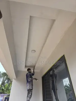 Gypsum Ceiling Collido on Balcony Sanding