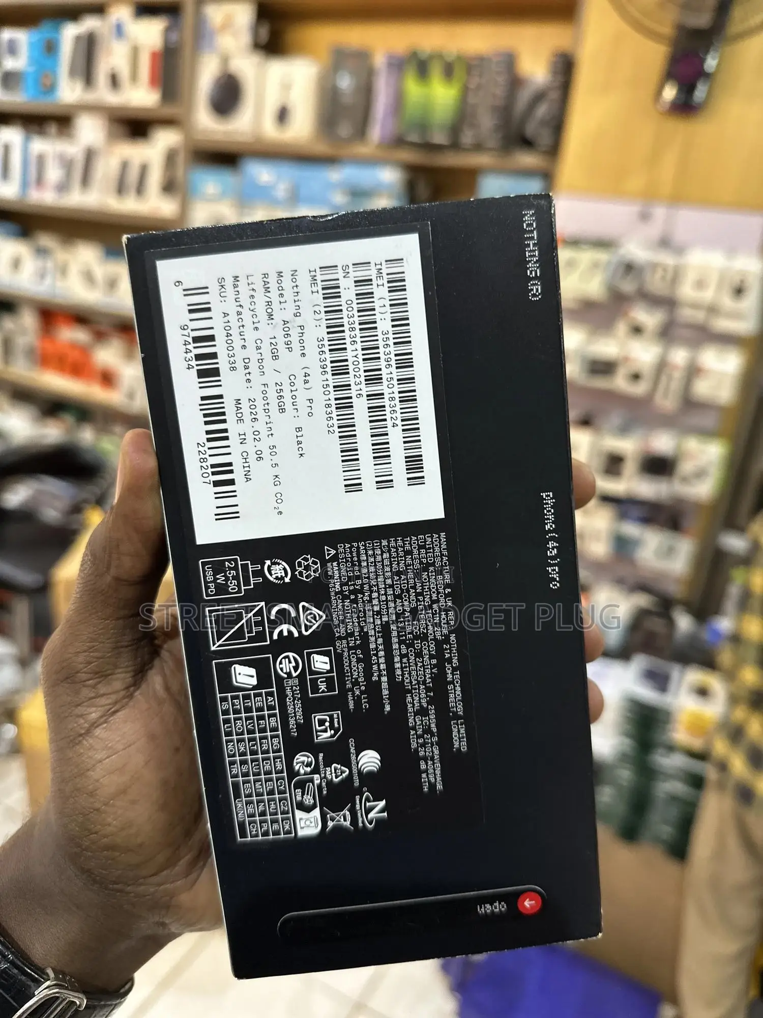New Mobile Phone 256 GB Black