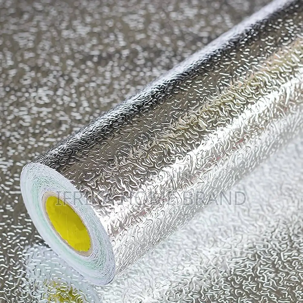 PVC Self-Adhesive Wallpaper, Oil-Proof Foil Wall Sticker, Stove Counte