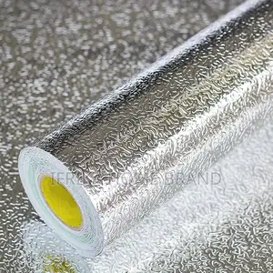 PVC Self-Adhesive Wallpaper, Oil-Proof Foil Wall Sticker, Stove Counte