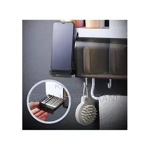 Automatic Toothpaste Dispenser Squeezer Wall Mount and Anti-Dust