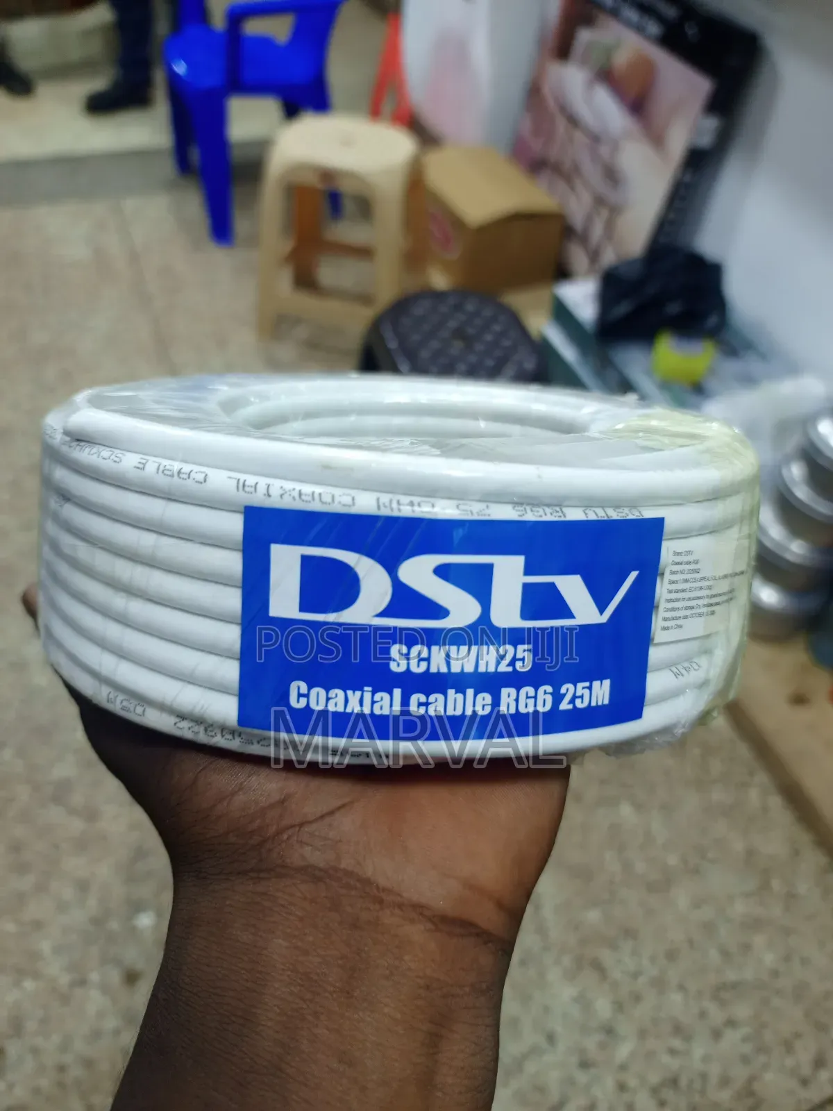 25m DSTV Rg6 Coaxial Cable