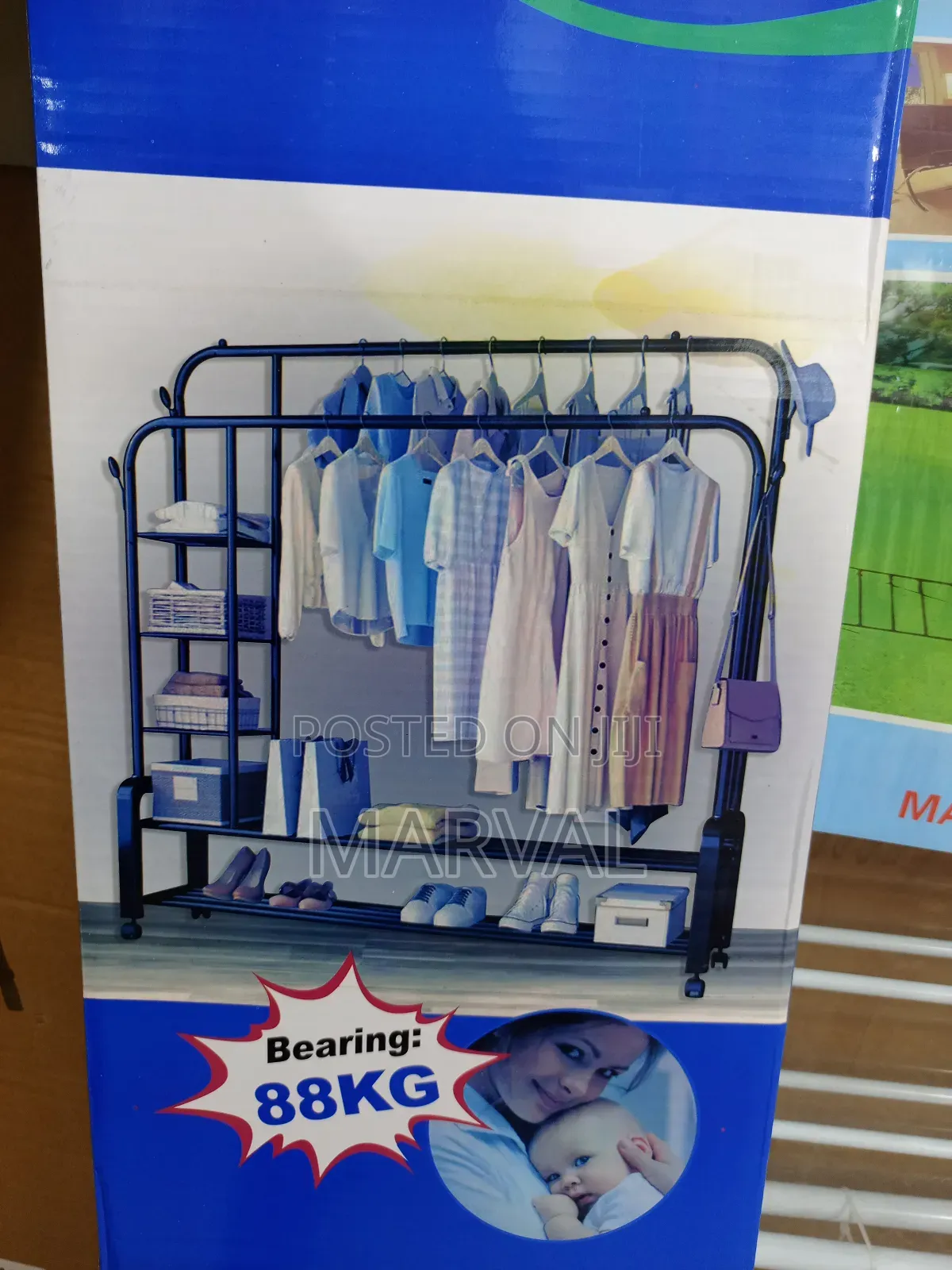 Garment Rack - Bearing 88kg