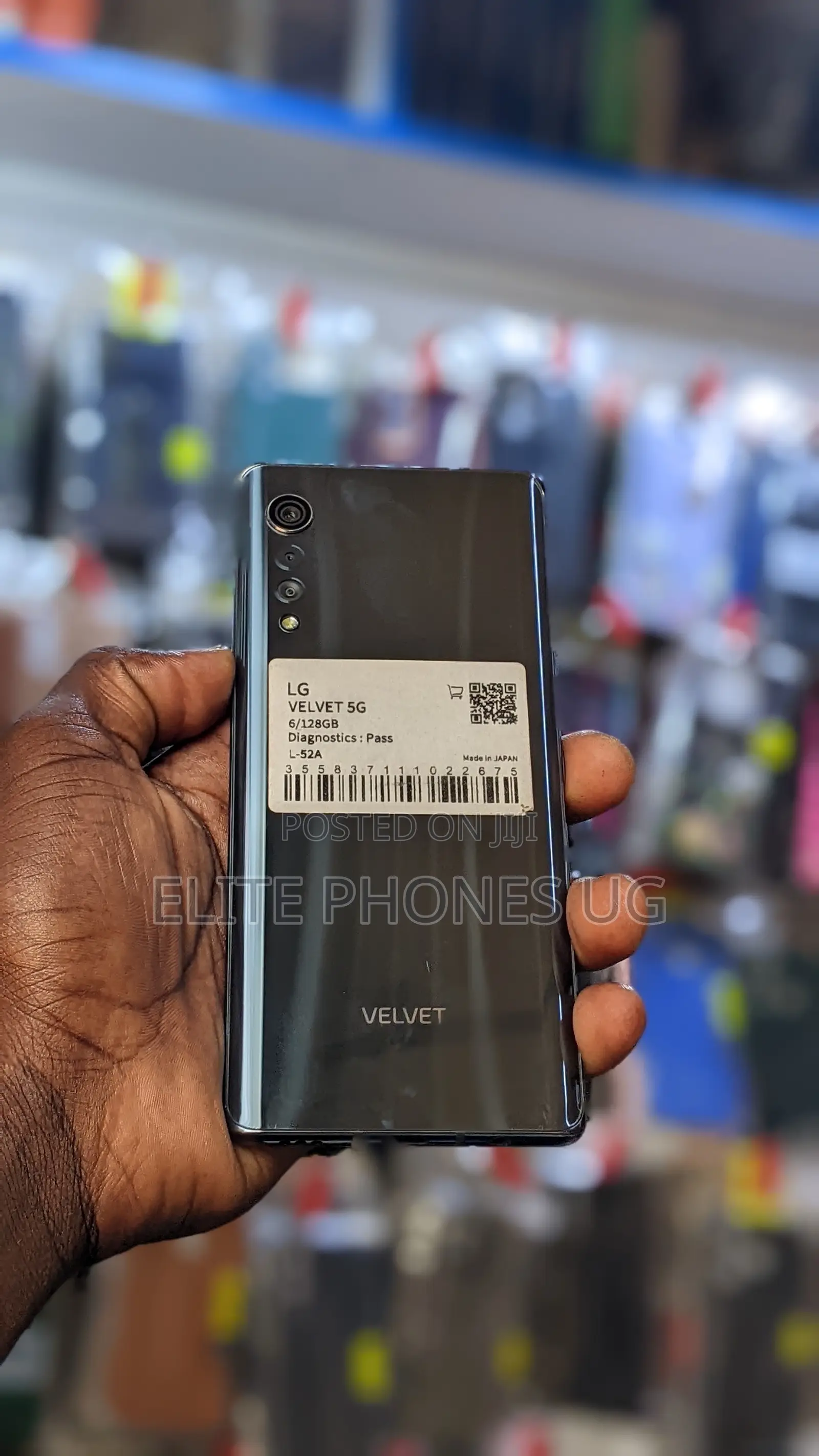 LG Velvet 5G 128 GB Black