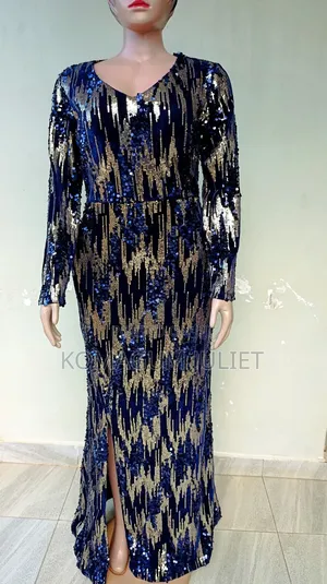 Navy Blue Sequin Dress for Sale