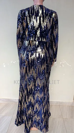 Navy Blue Sequin Dress for Sale