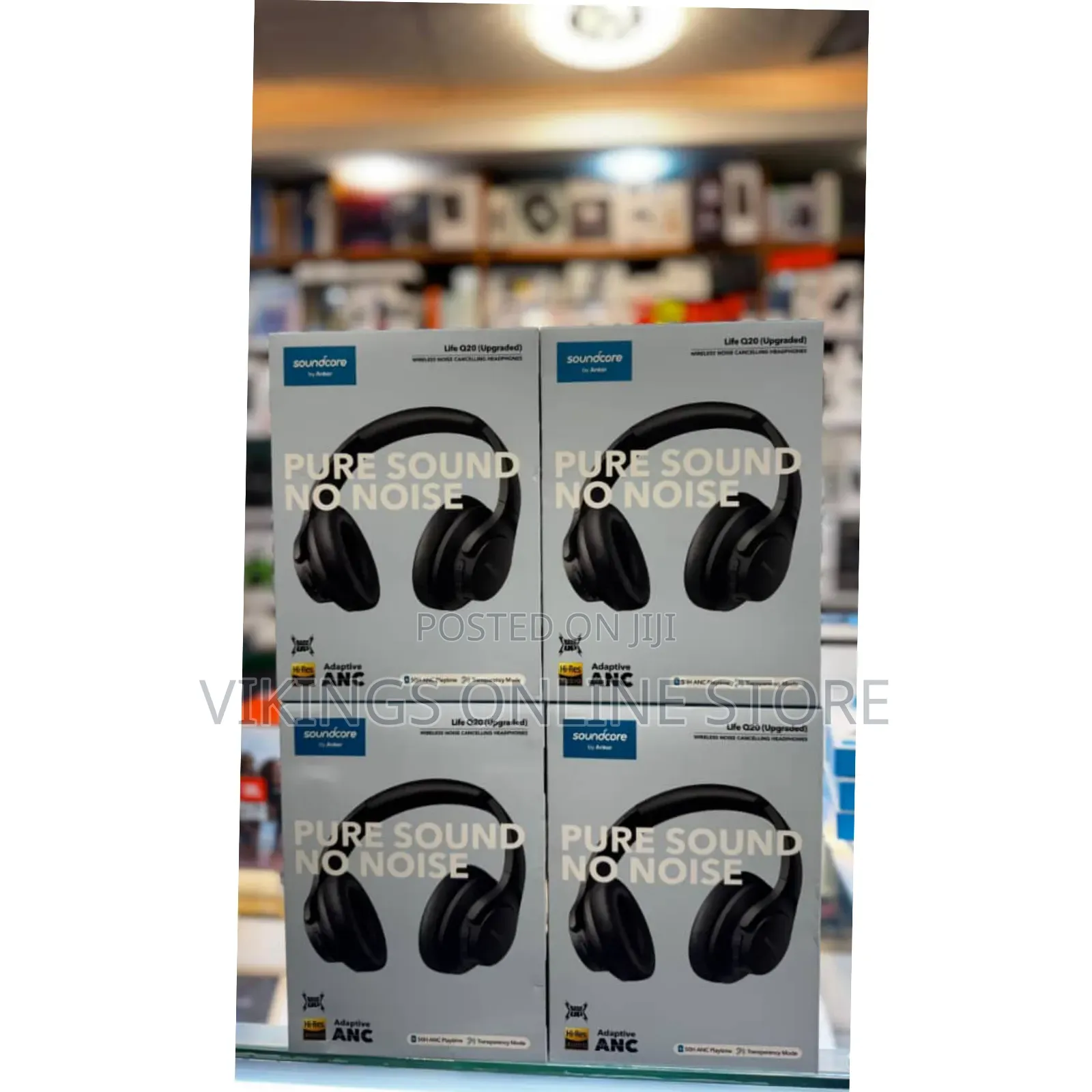 Soundcore Anker Life Q20 Hybrid Active Noise Cancelling Headphones