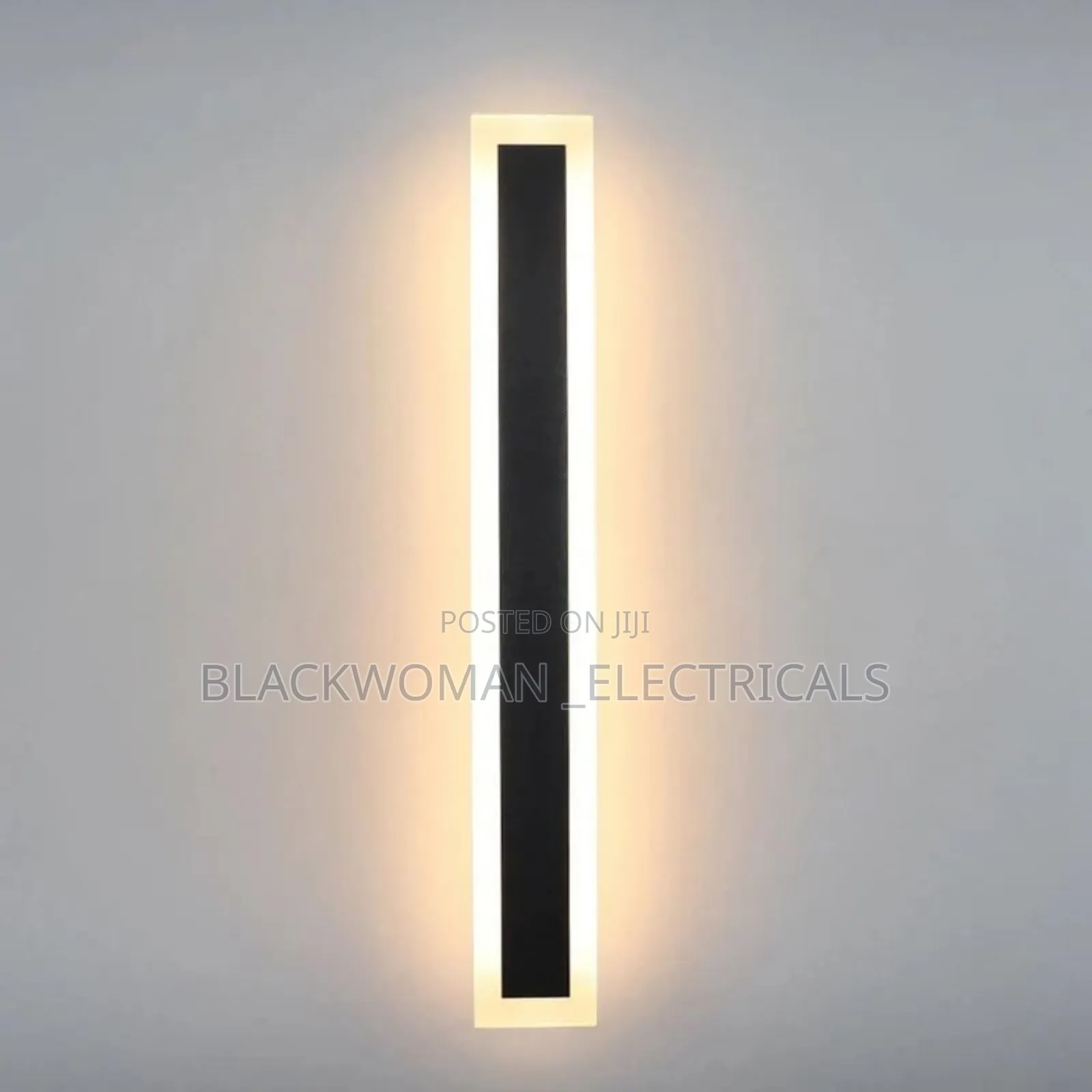2ft Led Wall Light in Warm Color, Made of Metal and Glass Material