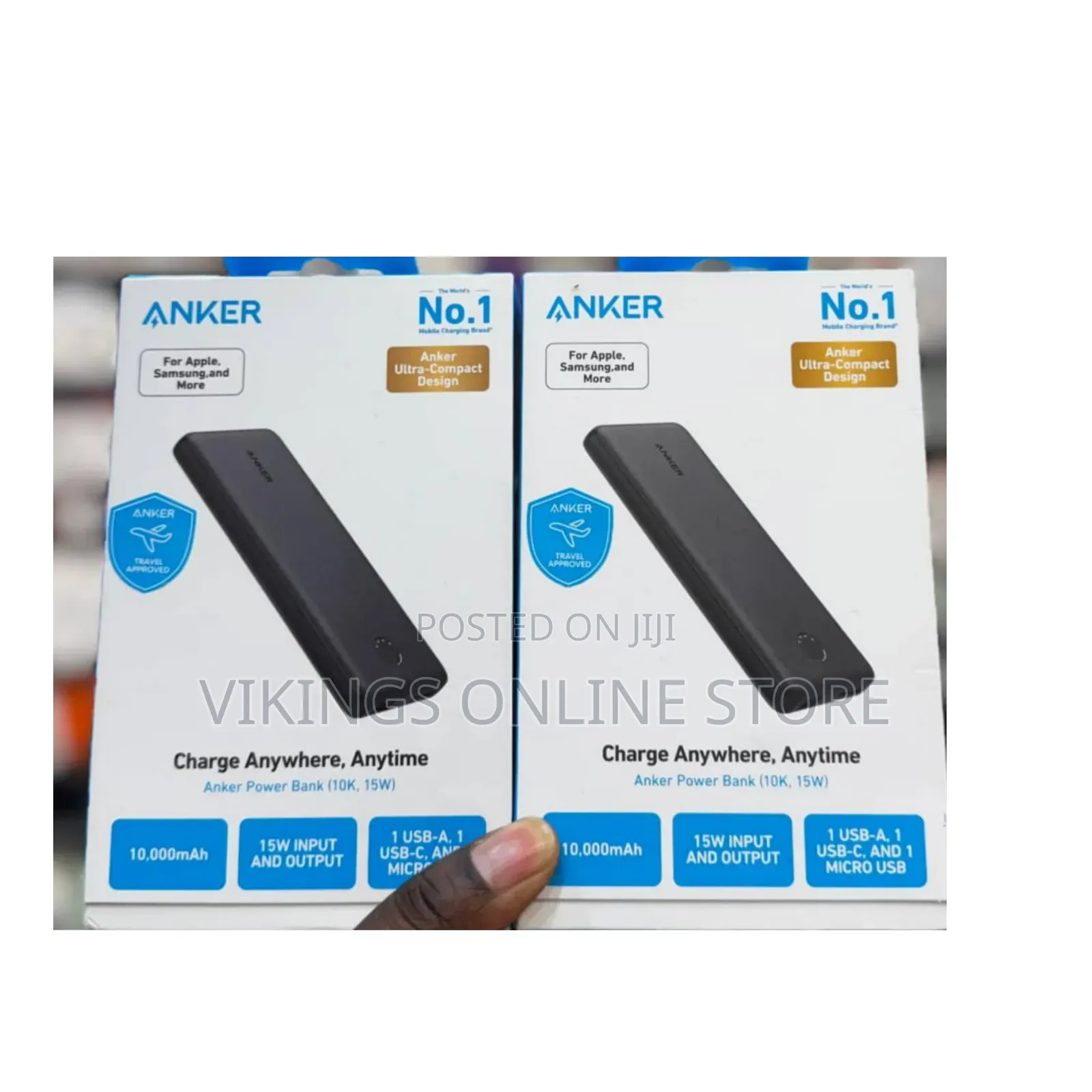 Anker Power Bank (, 15w) With an Ultra-Compact Design