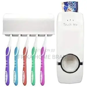 Automatic Toothpaste Dispenser/Toothbrush Holder Set