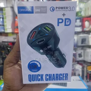 55w Quick Car Phone Charger