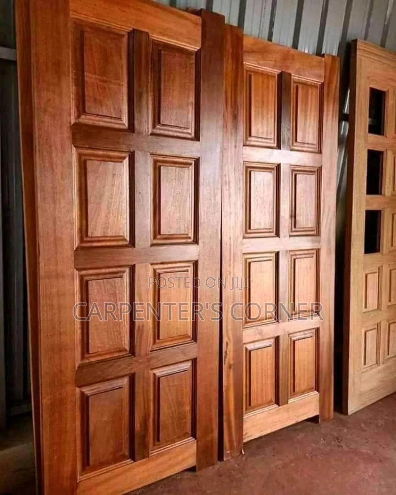 Eight Panel Wooden Door