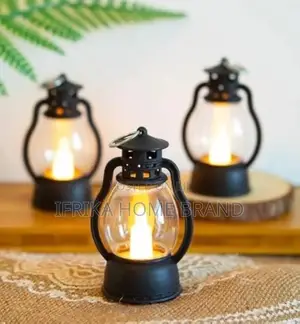 Pelo Set of 2 Diwali Hanging Lantern Lamp/Led Light Candle Lanterns