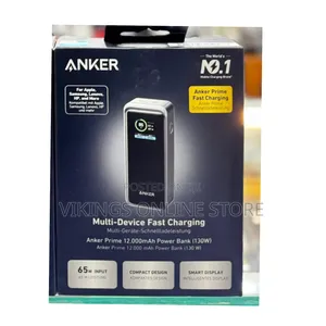 Anker Prime 12,000mah Power Bank (130w), Model A1335