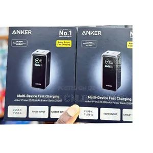 Anker Prime 20,000mah Power Bank (200w), a High-Capacity Portable