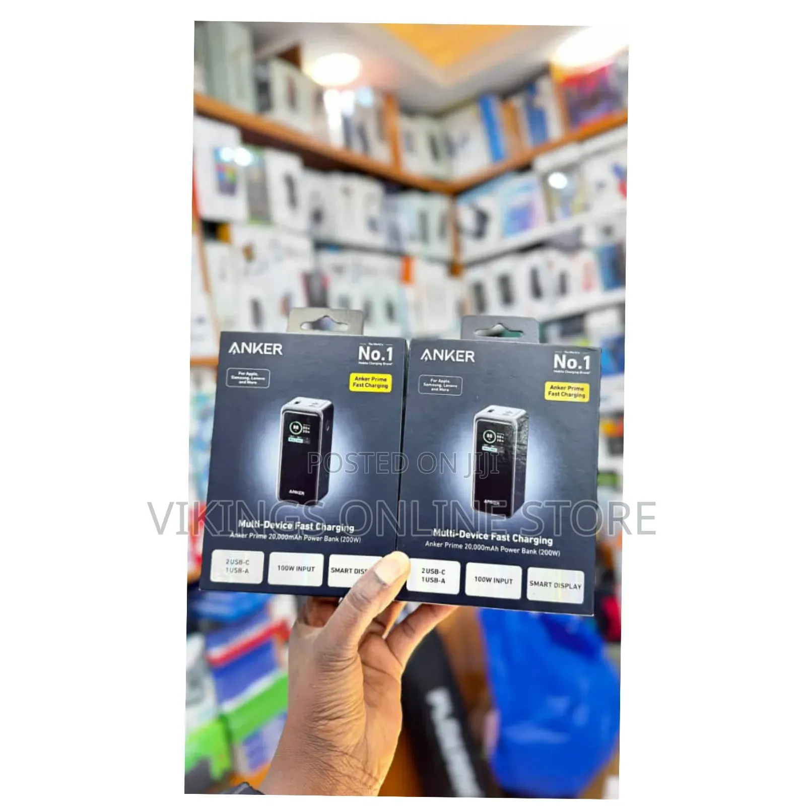 Anker Prime 20,000mah Power Bank (200w), a High-Capacity Portable