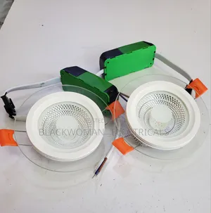 6w RGB Led Glass Spotlights Changing 4colors Red, Green, Blue White