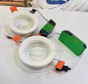 6w RGB Led Glass Spotlights Changing 4colors Red, Green, Blue White