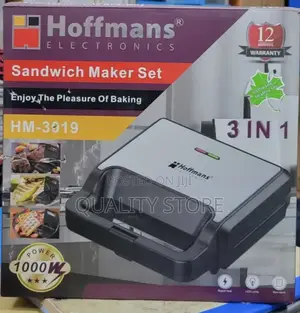 Hoffmans Electric Sandwich Maker Set 3 in 1