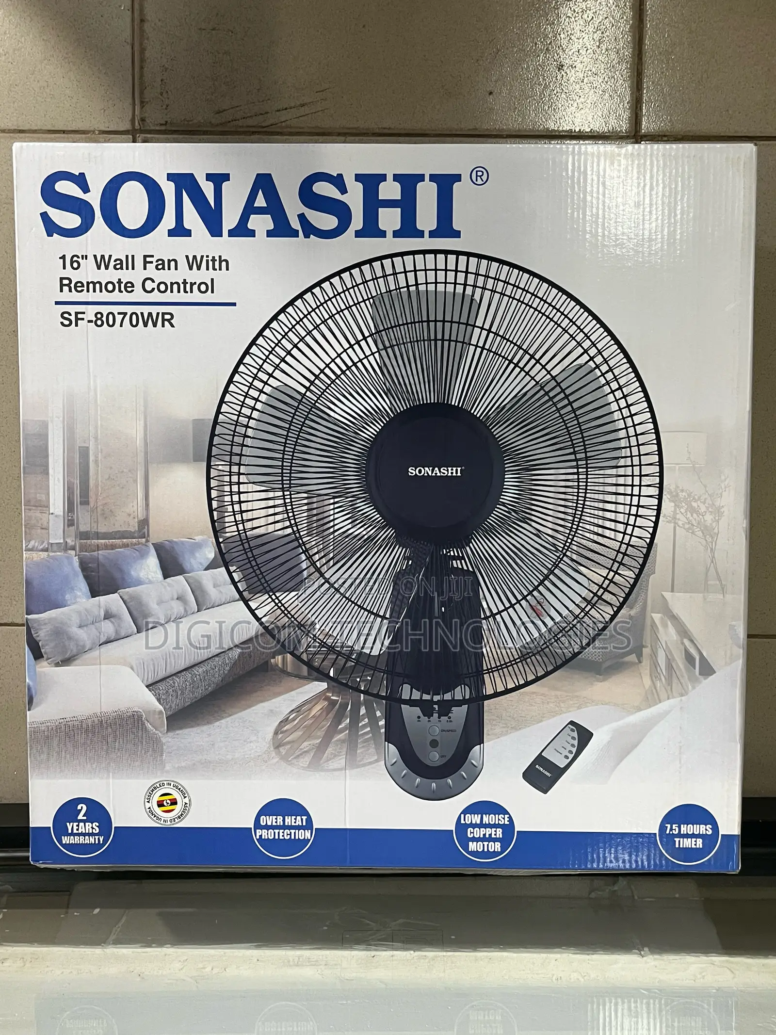 Sonashi Wall/Stand Fan With Remote