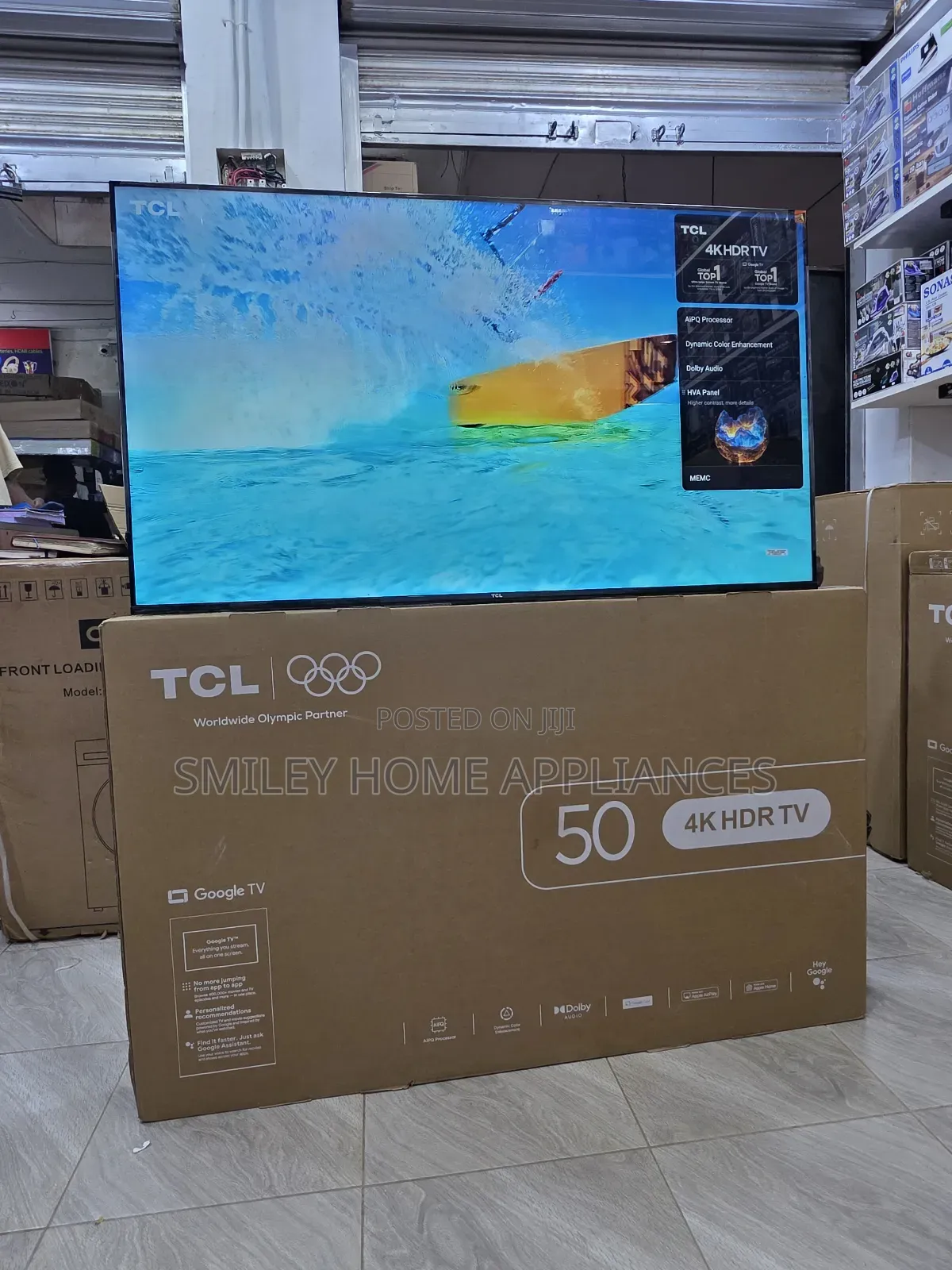 50v655 TCL 50inches Uhd- Andriod Google Smart at 20% Discount Price