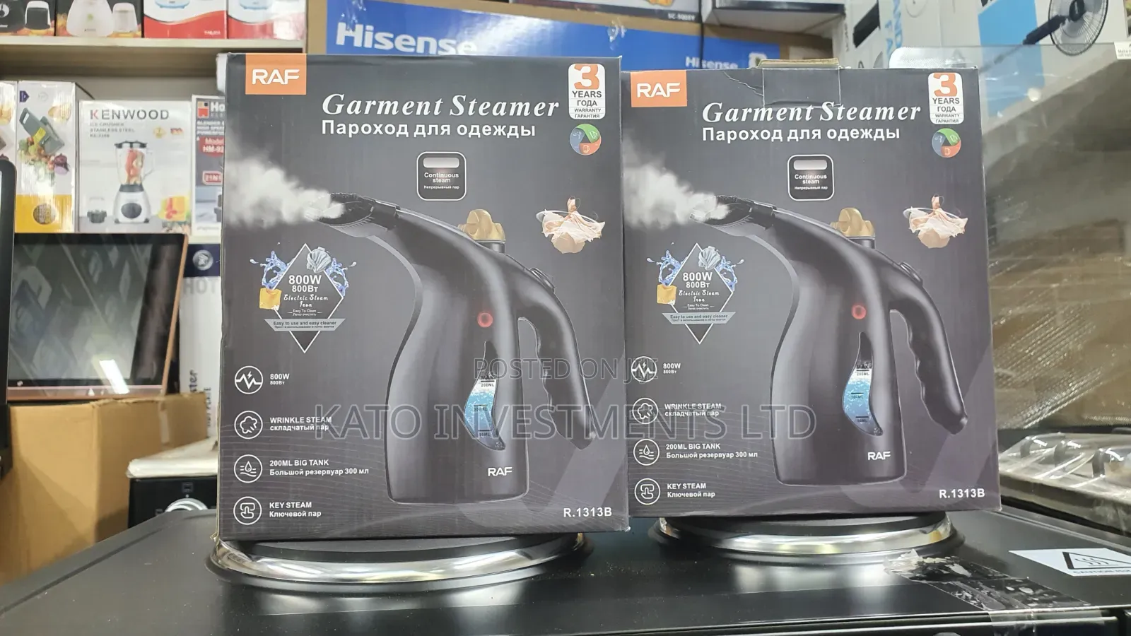 Raf Garment Steamer 800w With 3 Years Warranty