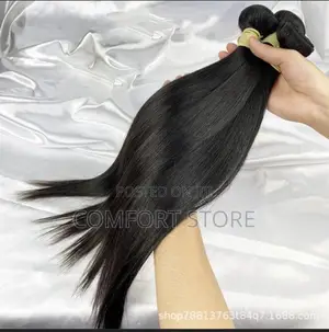 Human Hair-Straight Bundles-Black-18inches
