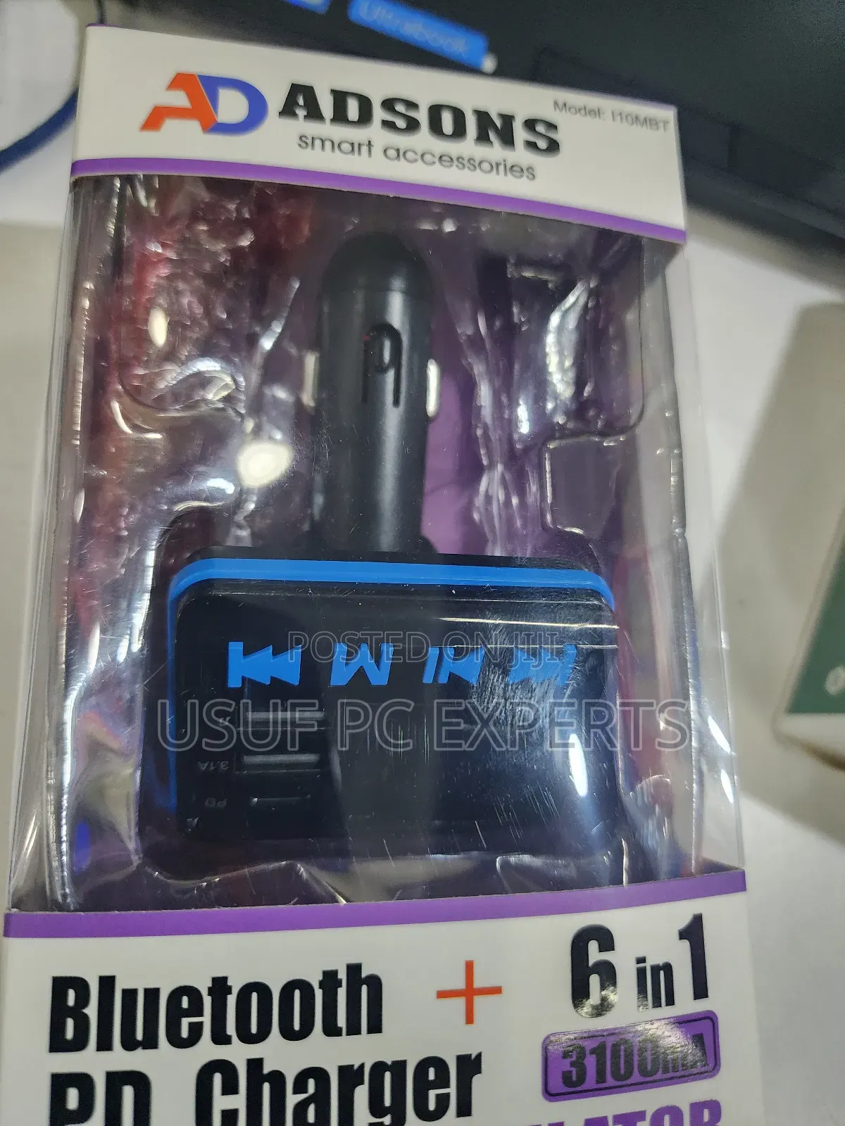 Bluetooth Pd Mp3 Fm Car Charger Usb Type C