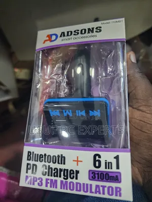 Bluetooth Pd Mp3 Fm Car Charger Usb Type C