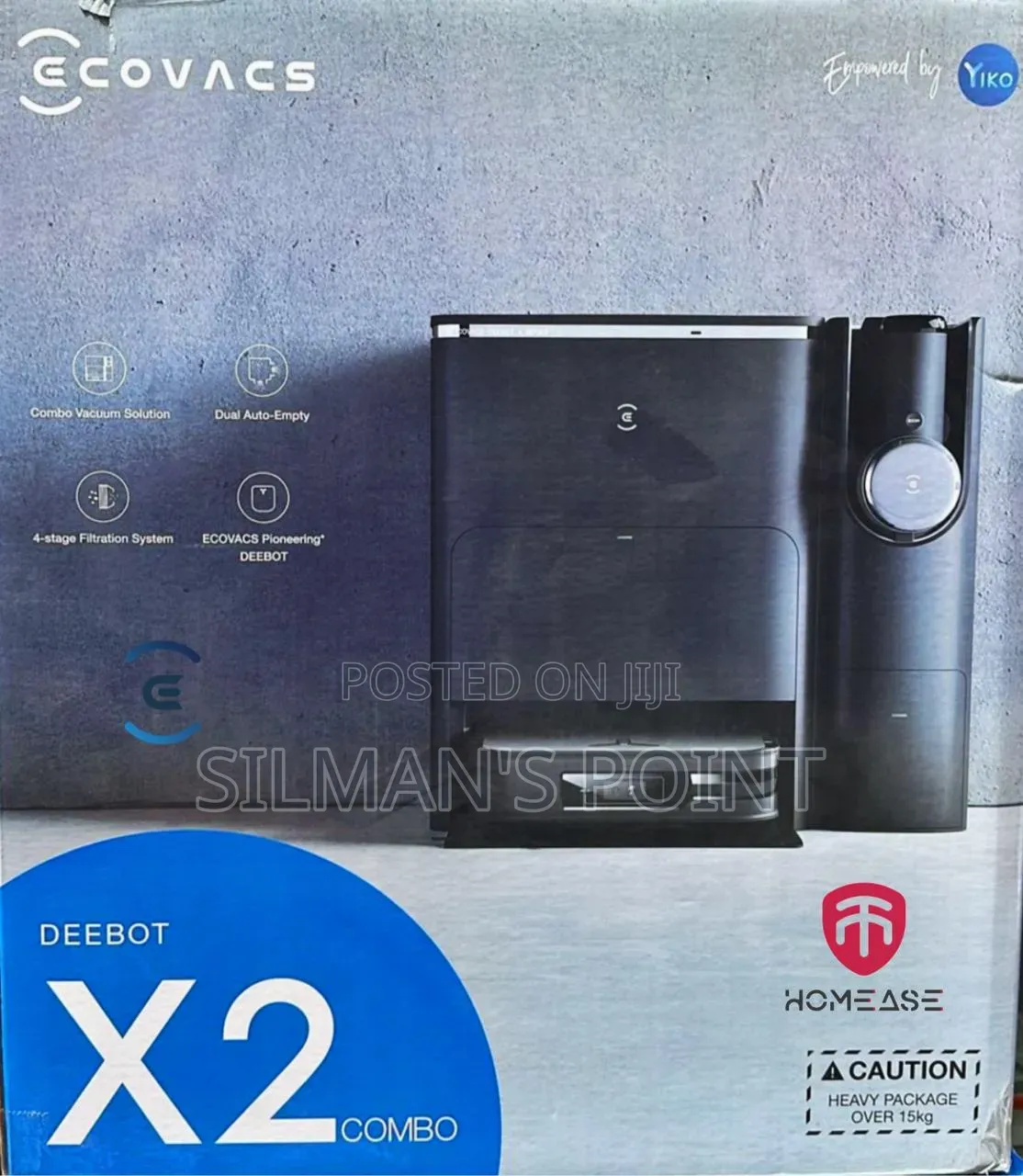 Ecovacs Deebot X20 Combo Robot Vacuum Cleaner
