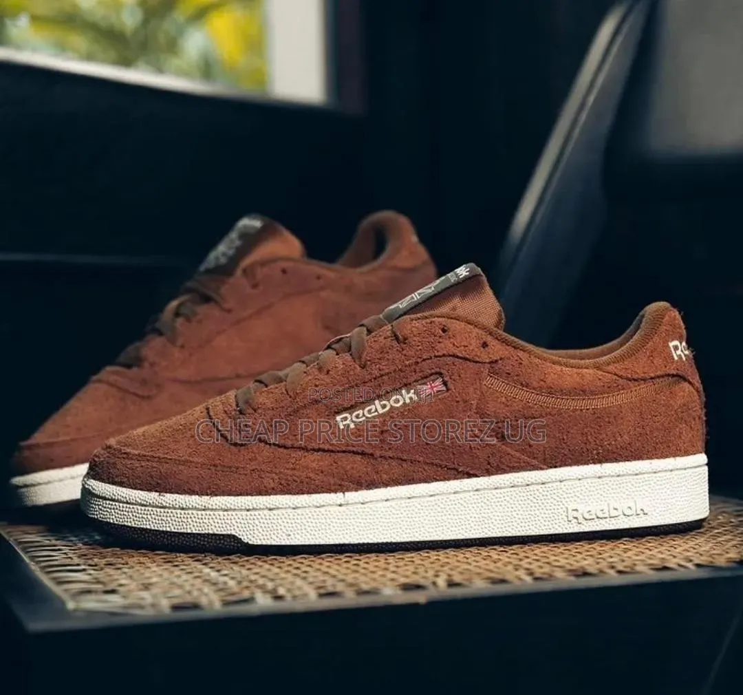 These Sneakers Are the Reebok Club C 85 in the "Collegiate Brown"