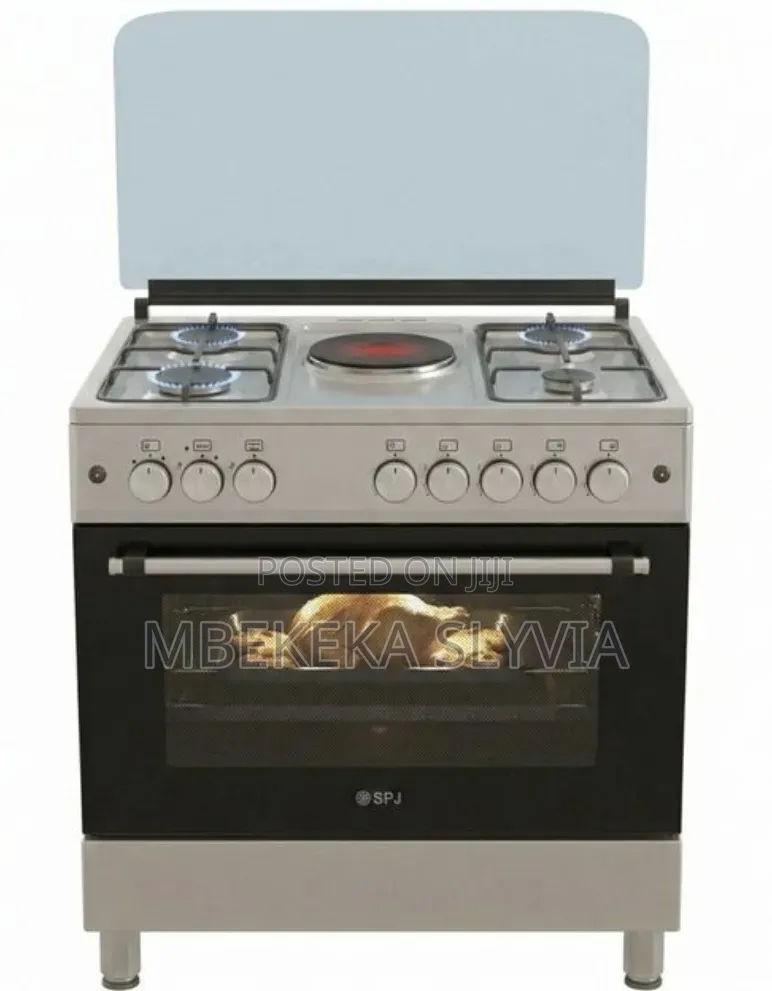 SPJ Cooker 4 Gas and 1 Electric Hotplate 80x60cm Turkish Brand