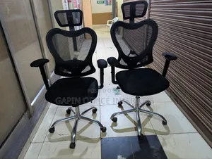 Second Hand Headrest Office Chairs, Price for 2 Pieces