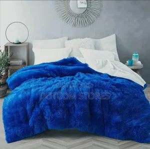 Faux Fur Velvet Fluffy Bedding Duvet Cover Set