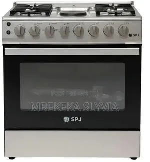 SPJ Cooker 4 Gas and 1 Electric Hotplate 80x60cm Turkish Brand