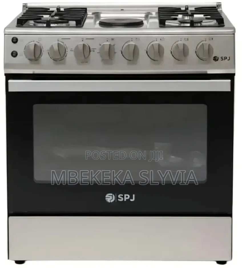 SPJ Cooker 4 Gas and 1 Electric Hotplate 80x60cm Turkish Brand