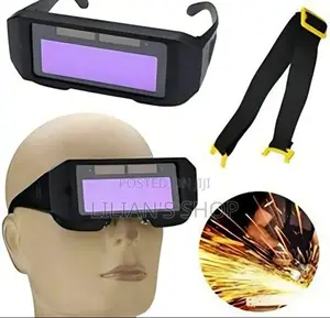 Solar-powered Auto-darkening Welding Goggles