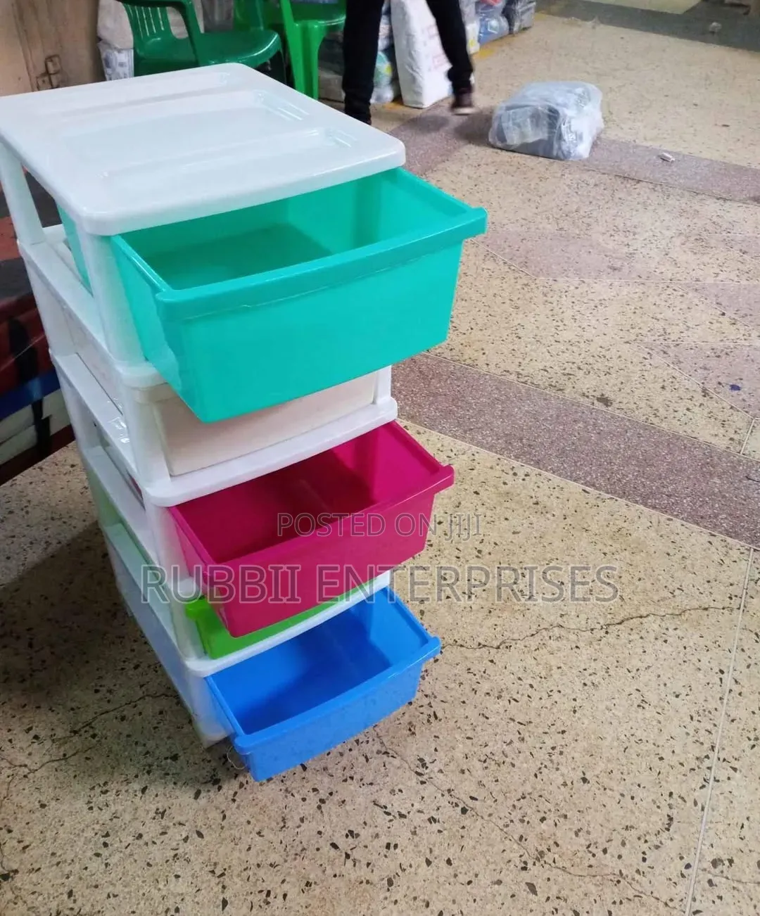 Plastic Storage Cabinet 5 Layer ~ Multi Color