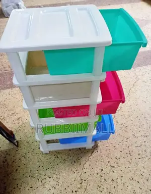 Plastic Storage Cabinet 5 Layer ~ Multi Color
