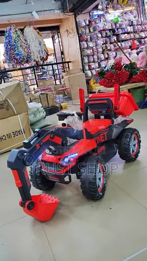 Red Kids Excavator
