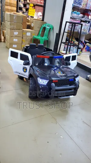 Black Police Car