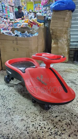 Red Musical Swing Car