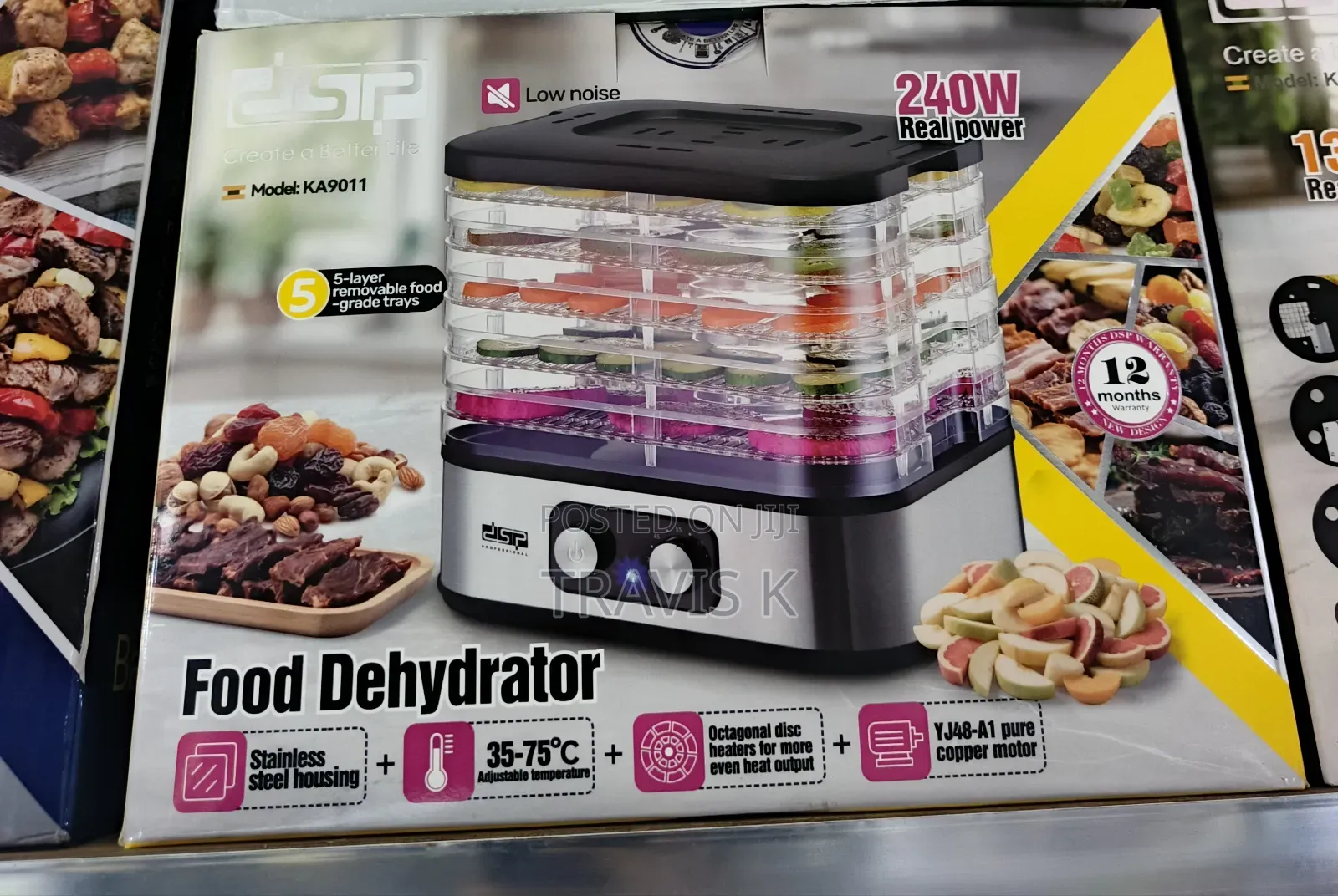 DSP Food Dehydrator 5 Trays