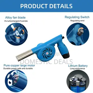 Electric Bellows Portable Fireplace Tools 12v 5000 RPM Fan